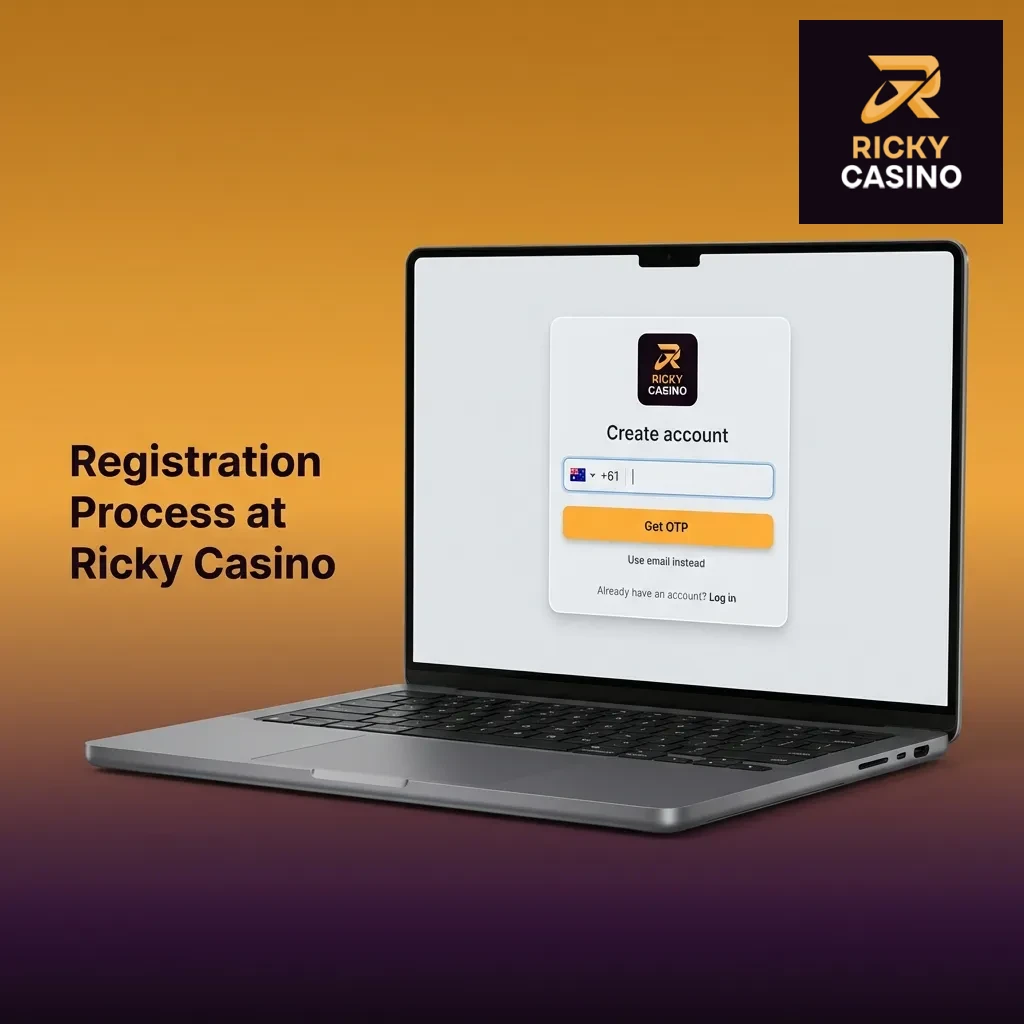 Quick registration at Ricky Casino: sign up, enter details, verify email, and access bonuses in under two minutes.