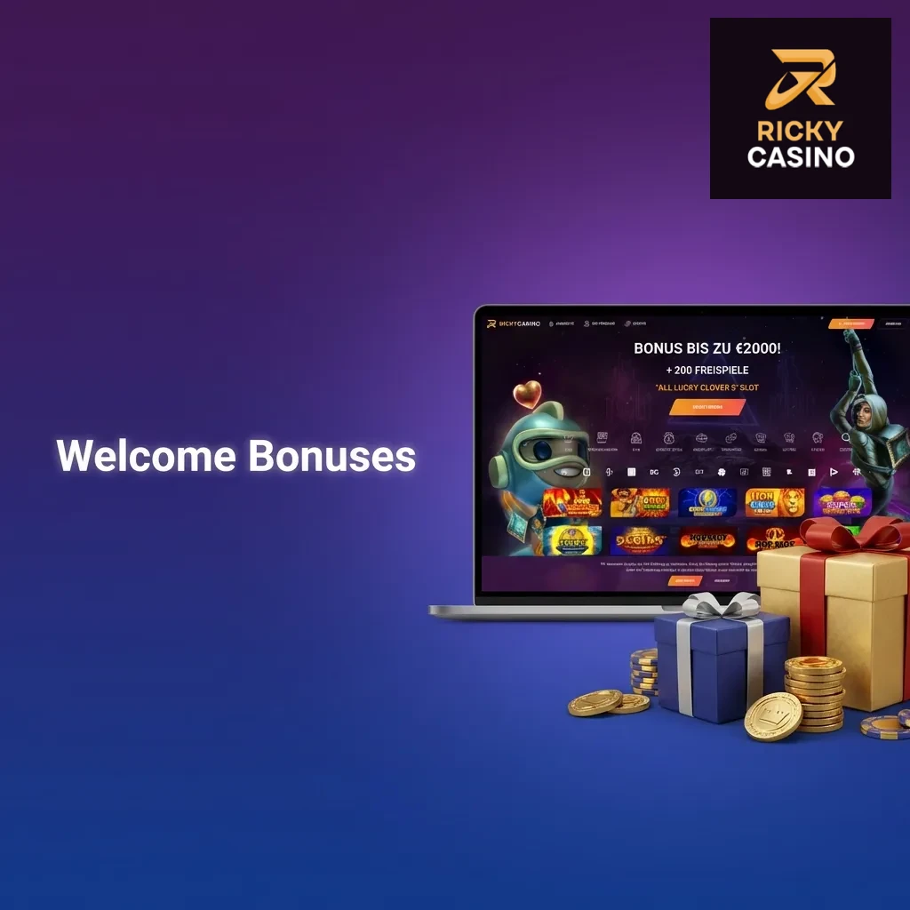 Casino welcome bonus showing AU$7,500 matched funds and 550 free spins across five deposit tiers for new players